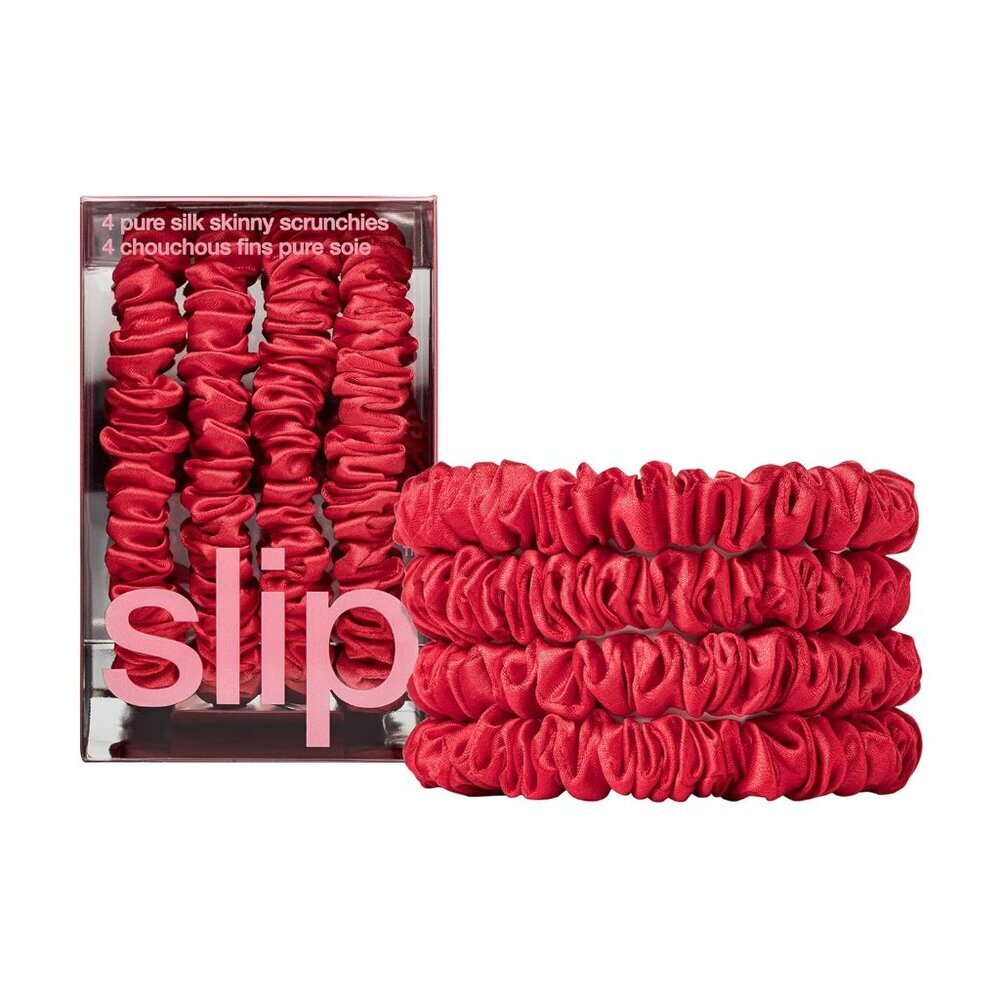 Skinny Scrunchies: Anti-Crease, Anti-Breakage silk Design Protects Delicate Hair